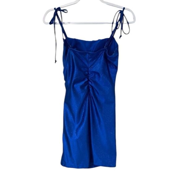 HONEY AND ROSIE SMALL BLUE MINI DRESS - Picture 2 of 5